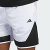 Adidas Баскетбольные шорты Pro Block мужские белые IX1849