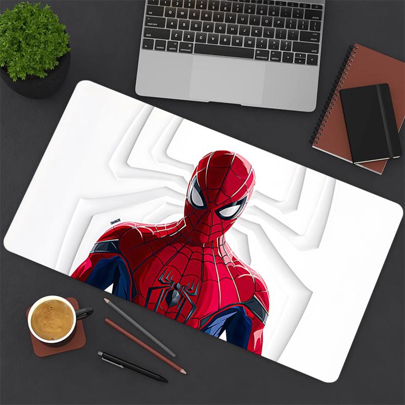 1Pc Spiderman Web Heroes Gaming Mouse Pad Keyboard Desk Mat Non-slip Rubber Lock Edge Waterproof Computer Mousepad for Office Home Decor S1129