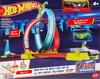 Hot Wheels Neon Speeders Razor Stunt Playset (Includes 1 Mini Car) [Ages 4 and Up] [Gift] HPC05