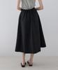 Our Hope Seersucker Jane Flare Skirt - Black