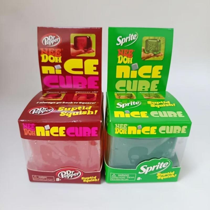Dr Pepper Nice Cube Drop Ароматная газировка Мягкая сквиши Медленно поднимающаяся Игрушка-антистресс Нетоксичная для взрослых и детей Расслабляющий подарок