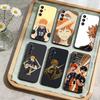 Чехол для телефона Аниме H-Haikyuu Хината Сёё для Samsung Galaxy A73, A72, A71, A70, A52, A51 Другие Мягкий Черный Чехол