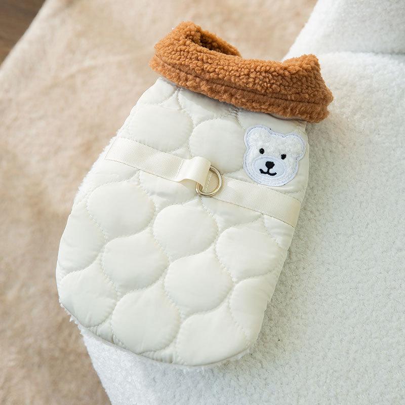 Одежда для кошек осенне-зимняя мода стеганый теплый жилет котенок щенок на две лапы против выпадения шерсти щенок собака одежда для питомца
