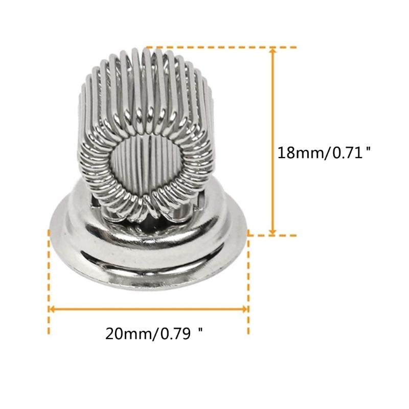 4PCS Single Hole Metal Spring Pen Holder with Pocket Clip Portable Magnetic Fridge Whiteboard Pen Holder Office Supplies