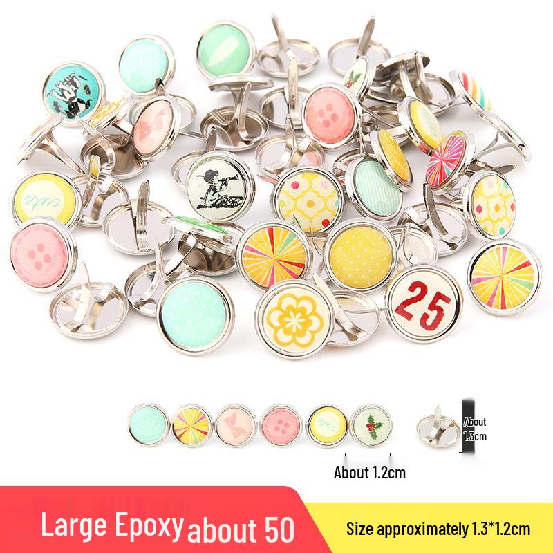 Цветные детские ручной работы гвоздики с раздвоенными ножками для DIY декора