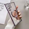 Подходит для чехла для мобильного телефона Samsung S25 Ultra Прозрачный Гальванический Магнитный MagSafe Пленка для объектива A56 Полностью закрывающий Беспроводная зарядка