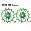 2pcs 12T 14T Bike Ceramic Bearing Rear Derailleur Pulley Guide Roller Idler For SHIMANO SRAM DEORE GX Jockey Wheel Bicycle Parts