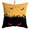 Halloween Horror Pillow Cover Sofa Car Waist Cushion Cover Pillow Case Bedroom Decoration Waist Cushion Cover (no Interior)
