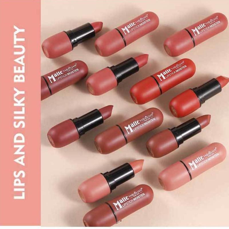 Матовая бархатная помада, увлажняющая, водостойкая, долговечная помада для женского макияжа
