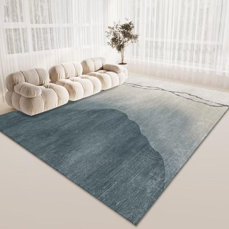 Nordic Style Living Room Sand Coffee Table Carpet, Bedroom Full Of Crystal Velvet Carpet, Study Dining Room Large Area Floor Mat