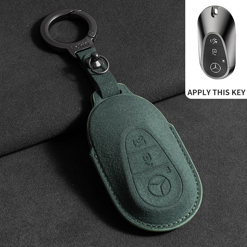 Car Key Case Cover For Mercedes Benz A B C E S Class W204 W205 W212 W213 W176 GLC CLE CLA GLB GLC GLS AMG W177 W222 Keychain UU4