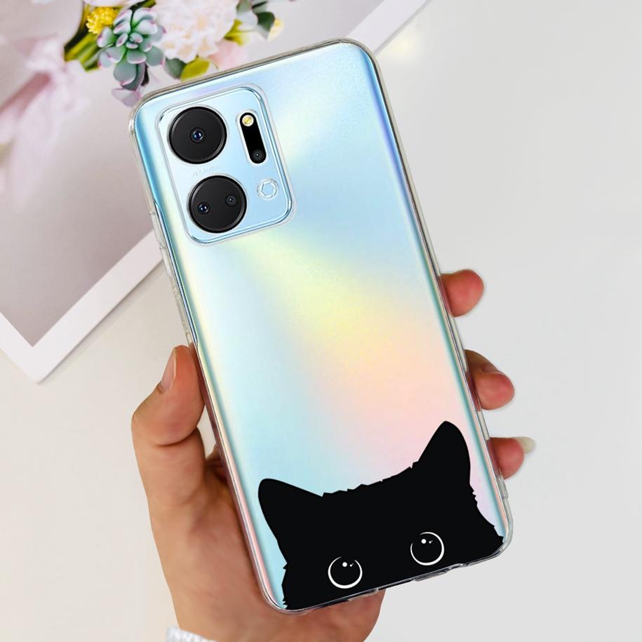 Чехол для Huawei Honor X7A Чехол для Honor X7A 2023 Силиконовый Мягкий ТПУ Чехол для телефона Для HonorX7A 4G RKY-LX2 RKY-LX3 Fundas 6,75 дюйма