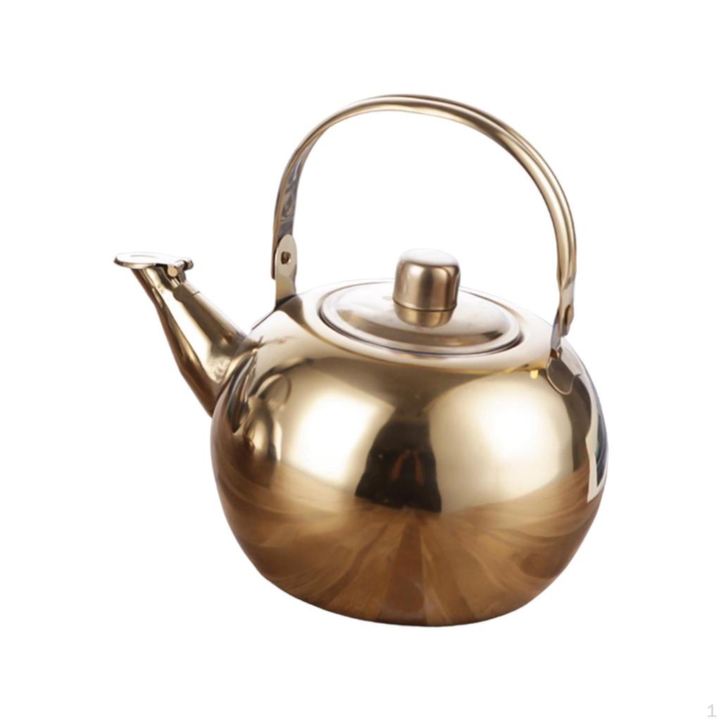 Современный горшок для заварки чая из нержавеющей стали для использования в помещении и на открытом воздухе