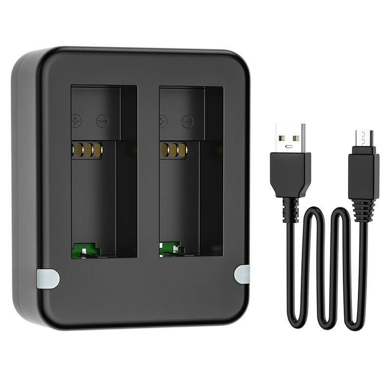 Для Gopro Hero 11 11 11 9 Black Умное Двухпортовое гнездо Двойное Зарядное устройство для аккумуляторов с USB-кабелем Аксессуары для экшн-камер Go Pro