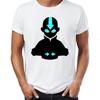 Casual Men's T-shirt Avatar The Last Airbender Aang And Appa Anime Badass Tshirt Unisex Tees Tops Harajuku Streetwear
