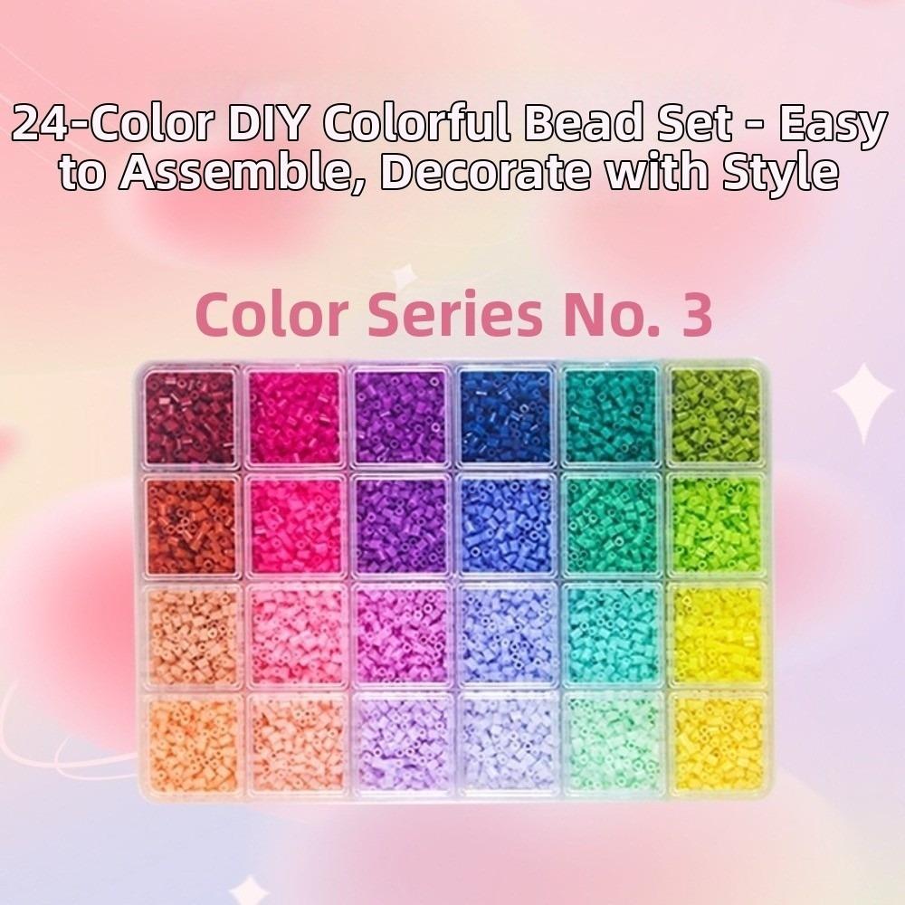 2.6mm Perler Hama Beads Kit DIY Make Puzzle 3D Puzzle Beads Hama Beads Box Children Toy