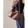 2025 Spring New Soft Leather Casual Large-capacity Tote Bag Shoulder Bag Commuter Messenger Bag Women's Bag