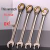 Dual-Use Quick Ratchet Open-End Wrench Set for Automotive and Household Repair.