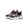 Li Ning Kids Sports Non-Slip Wear-Resistant Low-Top Running Shoes Kids Running Shoes Black White YKNT010-1