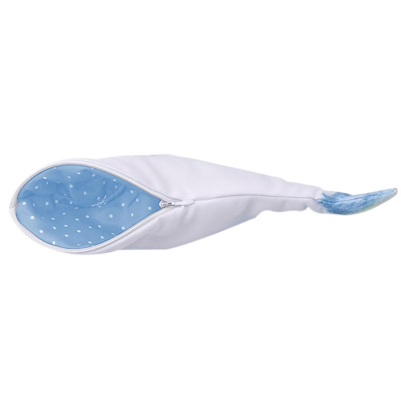 Креативный Каваии Корейский Стиль Пенал Сумка в Форме Рыбы Портативный Школьный Стационарный Бокс для Макияжа