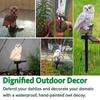 Водонепроницаемые солнечные садовые светодиодные фонари в виде совы Stonego Garden Outdoor Pathway Lights