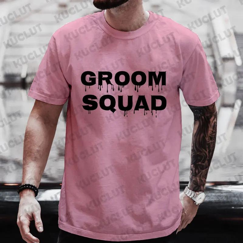 Футболка Groom Squad Best Man, футболки Team Future Groom, футболки Single Farewell Bachelor Stag Party, футболка с надписью «Помолвка», топы с графическим принтом EVG