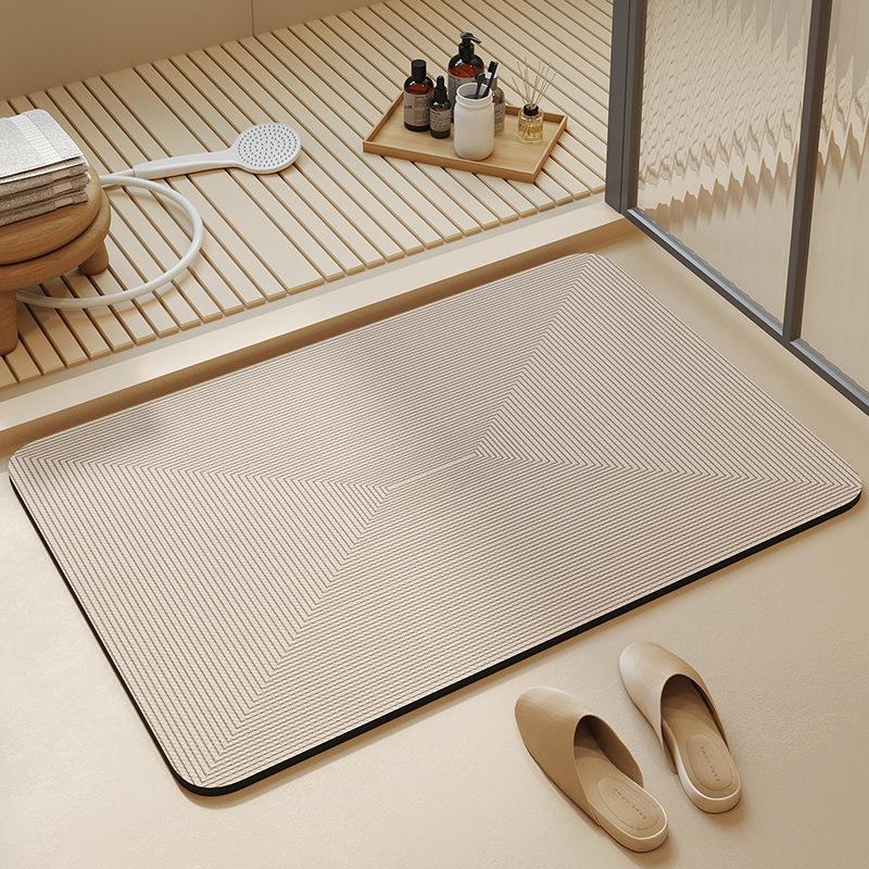 Bathroom Carpet, Bathroom, Bathroom Floor Mat, Non-Slip And Strong Absorbent Toilet, Bathroom At The Door, Diatom Mud Quick-Drying Foot Pad