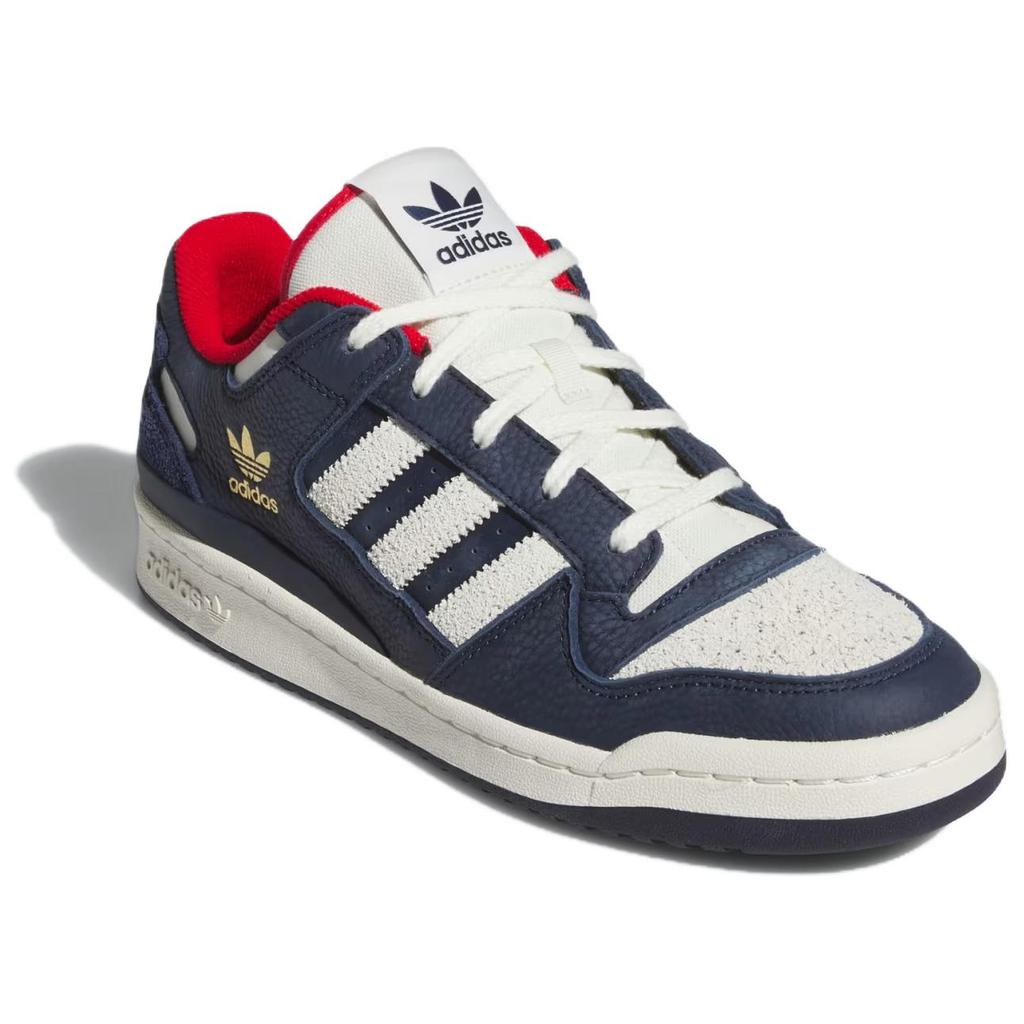 Adidas Forum Low CL Night Indigo Scarlet Кроссовки унисекс Blue Ivory Better-Scarlet IG8700