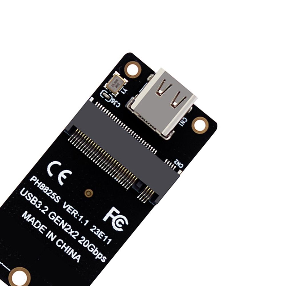 Плата-конвертер NVME ASM2364 M.2 в Type C Конвертер SSD Адаптерная плата USB3.2 Gen2x2 2000 МБ/с для SSD 2230/42/60/80 Прямая поставка