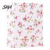 Photo Album Mini Printed Fabric Slip-In Album, Portable Floral Print Scrapbook with Transparent Sleeve Pages, Lightweight Soft Touch Pocket Memory for