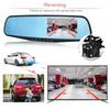 Rearview Mirror Driving Recorder, Dual Lens 4.19 Inch Car Monitoring, 1080P Front and Rear Dual Recording Recorder