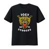 Iggy And The Stooges Cheetah Print T shirt FKQ7 vintage Washed Versatile homme Soft Casual graphic Stretched designer clothes