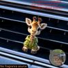 2D клипса-диффузор на дефлектор автомобиля в виде оленя декоративная (аромат не включен), декор салона автомобиля, клипса для ароматерапии, идеально подходит для праздничных подарков