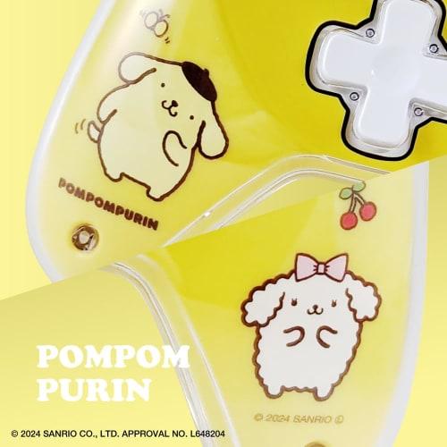 allone game wireless controller #unipo sanrio characters pom pom purin 15.5 x 6 x 10.5 cm compatible with switch/switch lite/organic el yellow both wi