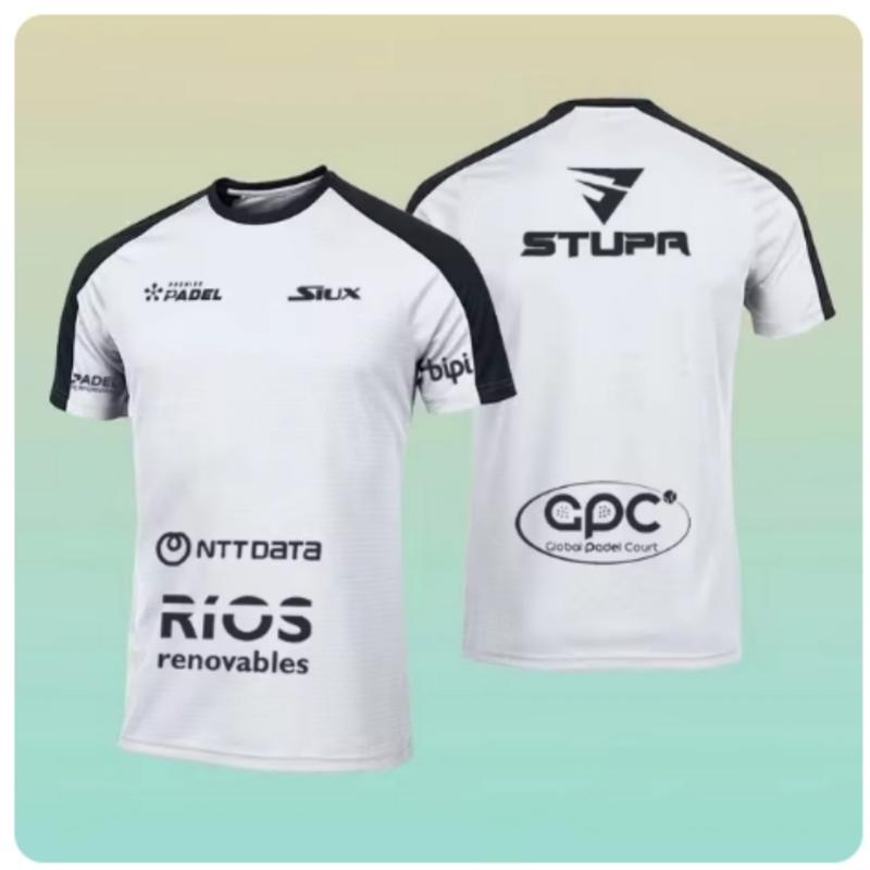 2024 Летняя Свободная Мужская Теннисная Футболка Модная Однотонная Футболка с Коротким Рукавом и Круглым Вырезом Дышащая Быстросохнущая Спортивная Футболка для Матча