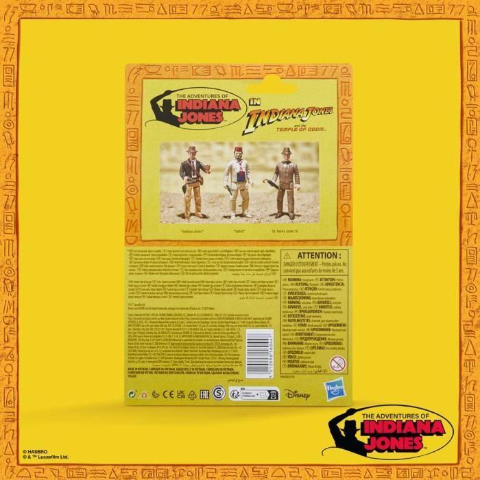 Figurine - HASBRO - Dr. Henry Jones Sr. - Retro Collection - Indiana Jones - Saint-Graal