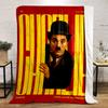 Charlie Chaplin Portrait Warm blanket Design Flannel blanket for bedroom, living room, sofa, and nap