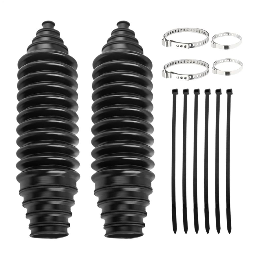 Steering Rack Boots, Compatible Steering Rack, 12 Pieces Front Steering Rack Boots Silicone Bellows