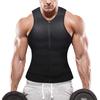 2-in-1 Men Waist Trainer Vest Sweat Body Shaper Tank Top Hot Neoprene Workout Sauna Suit Slimming Shirt Weight Loss Modeling Strap