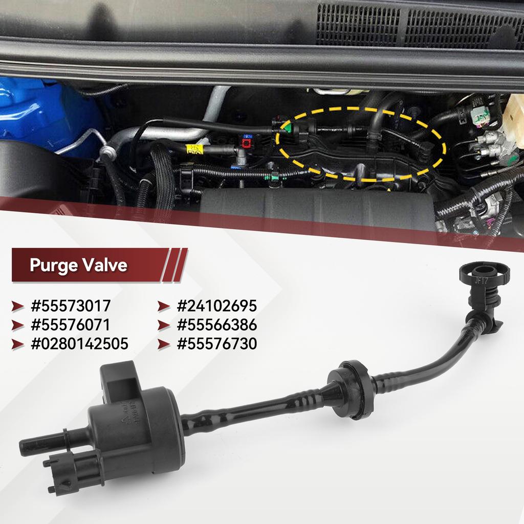 Vapor Canister Purge Solenoid Valve for Buick Encore Chevy Chevrolet Cruze Sonic 1.4L Vauxhall OPEL 55573017 0280142505 55576071