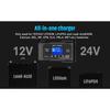 P25 12V 25A 24V 13A Car Auto Battery Charger LCD Repair Charger for Truck Motorcycle Lead Acid Lifepo4 Battery AGM GEL Lithium