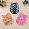 Летний жилет для собак, одежда для маленьких и средних собак, кошек, мягкая, уютная, дышащая футболка для домашних животных, отпечатки лап щенка, чихуахуа, йоркширский жакет