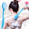 Long Handled Shower Massage Brush Exfoliating Body Scrubber for Back Shoulders Bathroom Back-Rubbing Brush Accessories