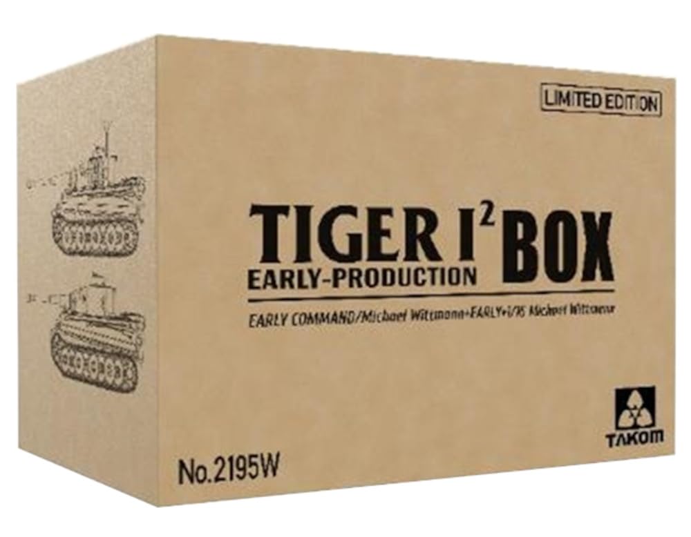 TAKOM немецкий танк Tiger I ранний тип 2 коробка TKO2196 TKO1024 Михаэль Виттманн ограниченный тираж пластиковая модель TKO2195W 1/35 (TKO2195 + + 1/16 "Танкер