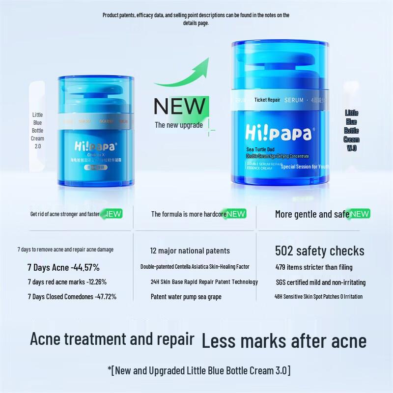 Крем-эссенция восстанавливающая «Папа-черепаха» двойного экстракта 50 г