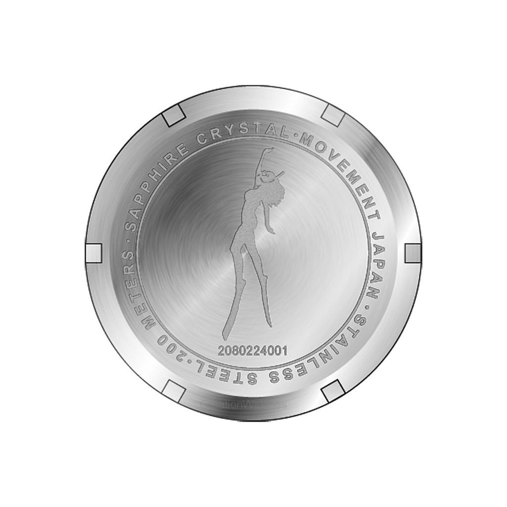 RATIO Женские часы FreeDiver Sapphire из нержавеющей стали с белым циферблатом и автоматическим механизмом RTFL833 200M