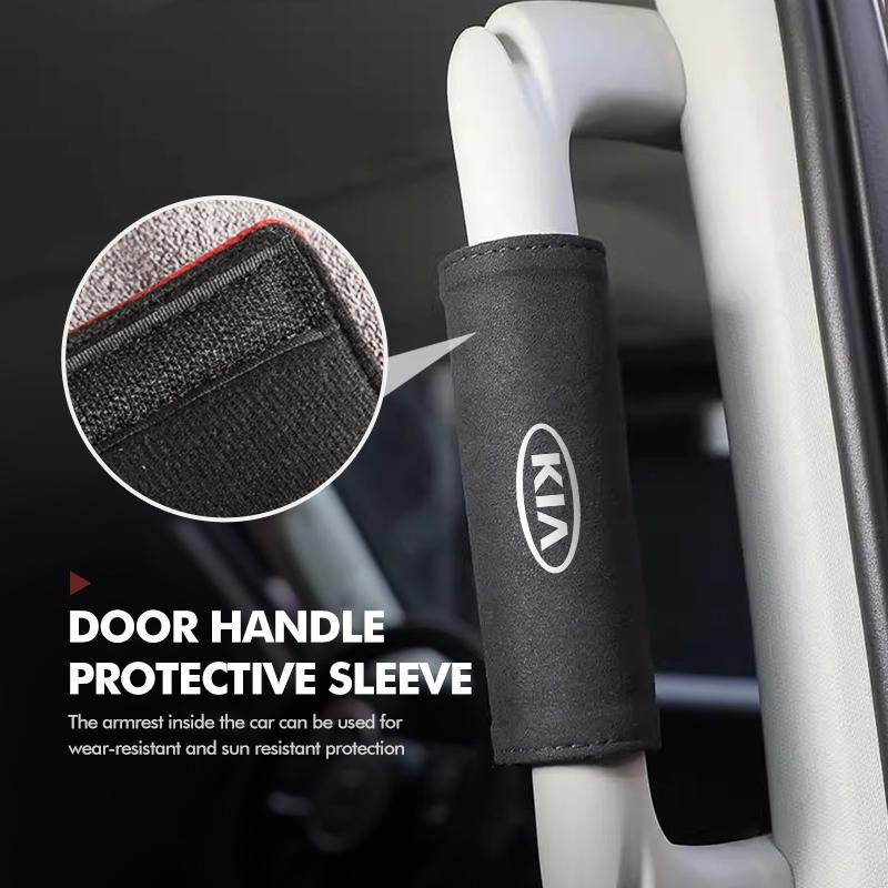 RTMZ5 Car Roof Armrest Handle Protective Cover Auto Interior accessories For KIA Stinger Optima Cerato Soul Venga Forte Spectra Sedona