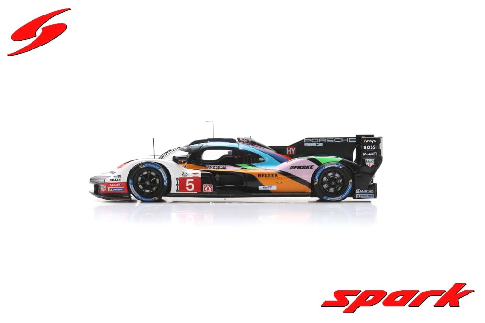 Spark Porsche 963 Penske Motorsport 2023 24 часа Ле-Мана Маковецкий 1/43 №5 D. Кэмерон/М. Кристенсен/Ф. (Готовая модель)