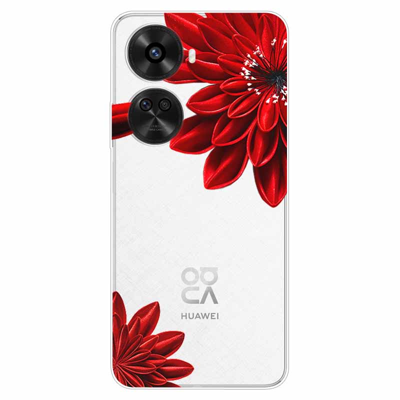 Чехол для Huawei Nova 12 SE, чехол для телефона в стиле Soft Girl, противоударный чехол для Huawei Nova 12SE, BNE-LX1, прозрачный силикон TPU