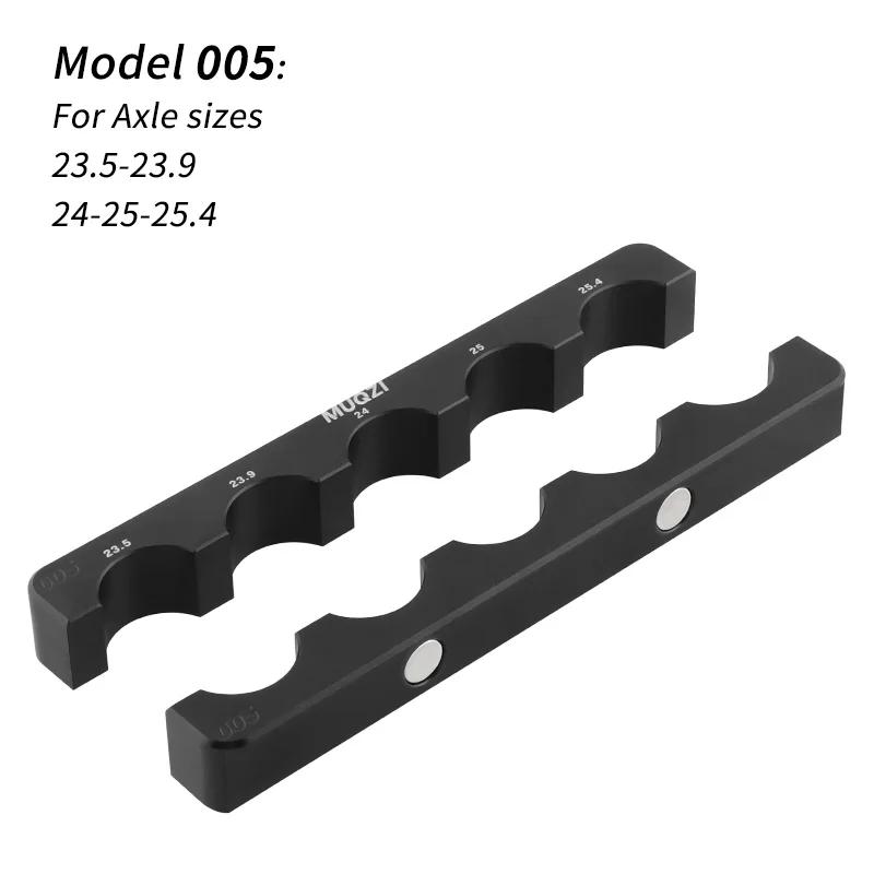 MUQZI Universal Aluminum Magnetic Vice Jaw Clamp 5–45mm Bike Table Vise Jaw Protective Insert